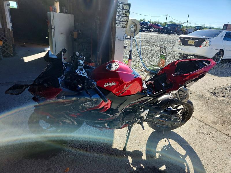 2019 Kawasaki Ex VIN JKAEXKG19KDA30361 COPART salvage auction — SIDE, Nj - Cert Of Title-Salvage, sold $400 on 2026-07-09 (photo 3)