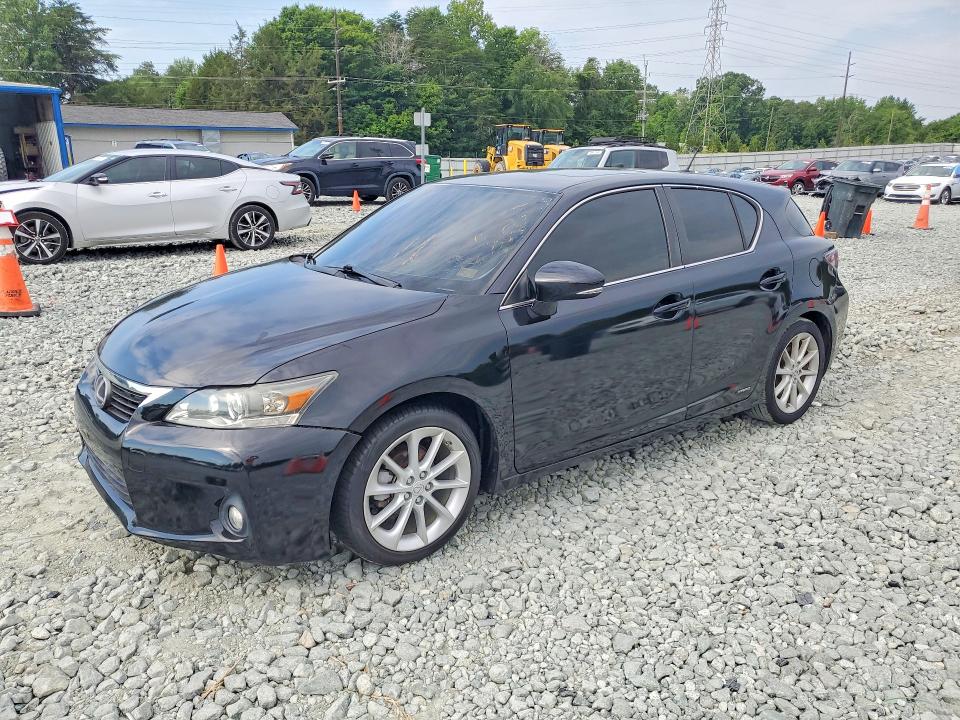 2013 Lexus Ct VIN JTHKD5BH4D2163837 COPART salvage auction — MINOR DENT/SCRATCHES, Nc - Dealer Only Clean Title (P), sold $4,200 on 2026-07-21 (photo 1)