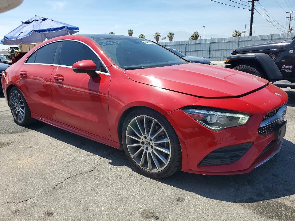 2020 Mercedes-benz Cla-klasse VIN WDD5J4HB7LN079597 COPART salvage auction — REAR END, Ca - Salvage Certificate, sold $250 on 2026-07-23 (photo 4)