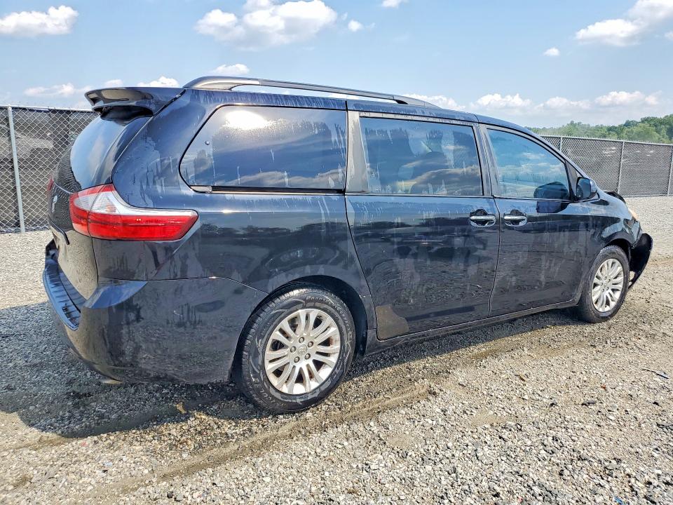 2015 Toyota Sienna VIN 5TDYK3DCXFS668526 COPART salvage auction — FRONT END, Fl - Cert Of Title Slvg Rebuildable, sold $2,400 on 2026-07-20 (photo 3)