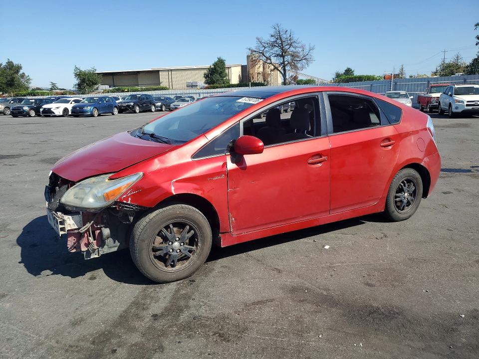 2012 Toyota Prius VIN JTDKN3DU1C1544157 COPART salvage auction — FRONT END, Ca - Salvage Certificate, sold $675 on 2026-07-14 (photo 1)