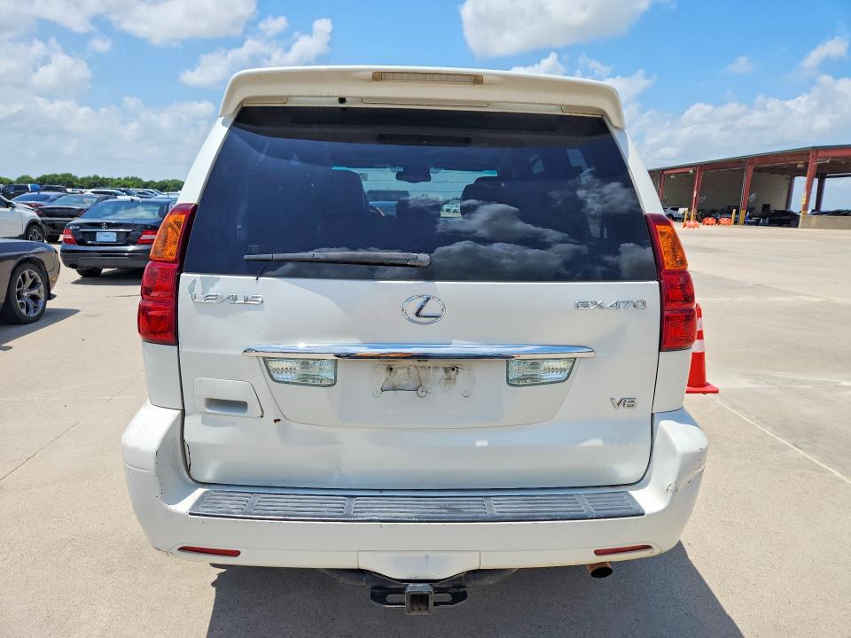 2004 Lexus Gx 470 VIN JTJBT20X140057982 COPART salvage auction — FRONT END, Tx - Bonded Title - Clean, sold $2,650 on 2026-07-09 (photo 6)
