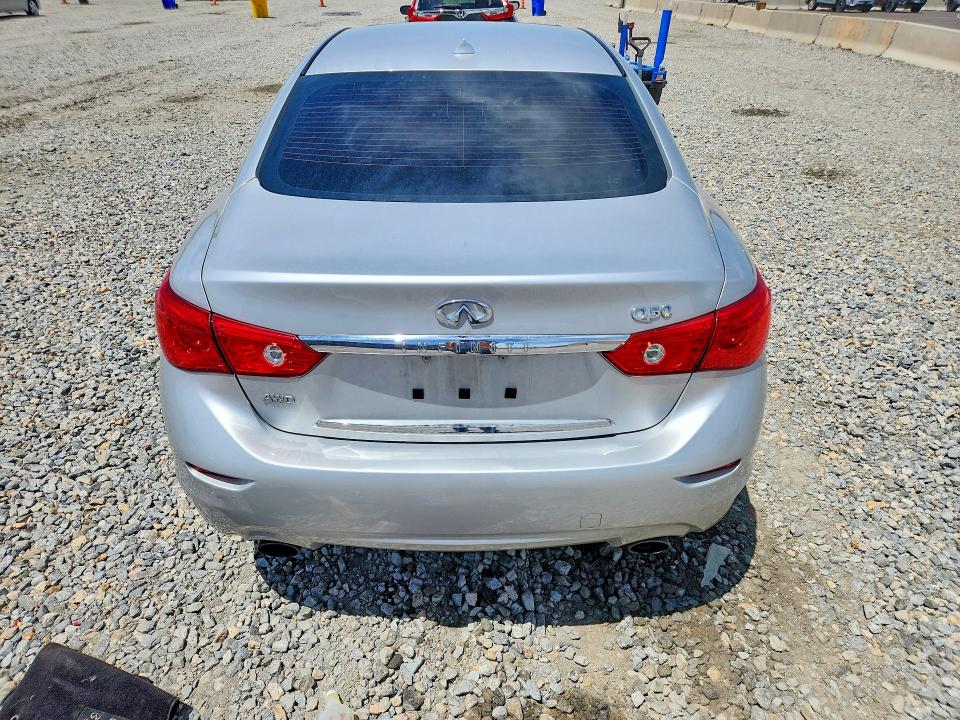 2017 Infiniti Q50 VIN JN1EV7ARXHM837939 COPART salvage auction — FRONT END, Co - Public - Salvage Title, sold $3,050 on 2026-07-16 (photo 6)