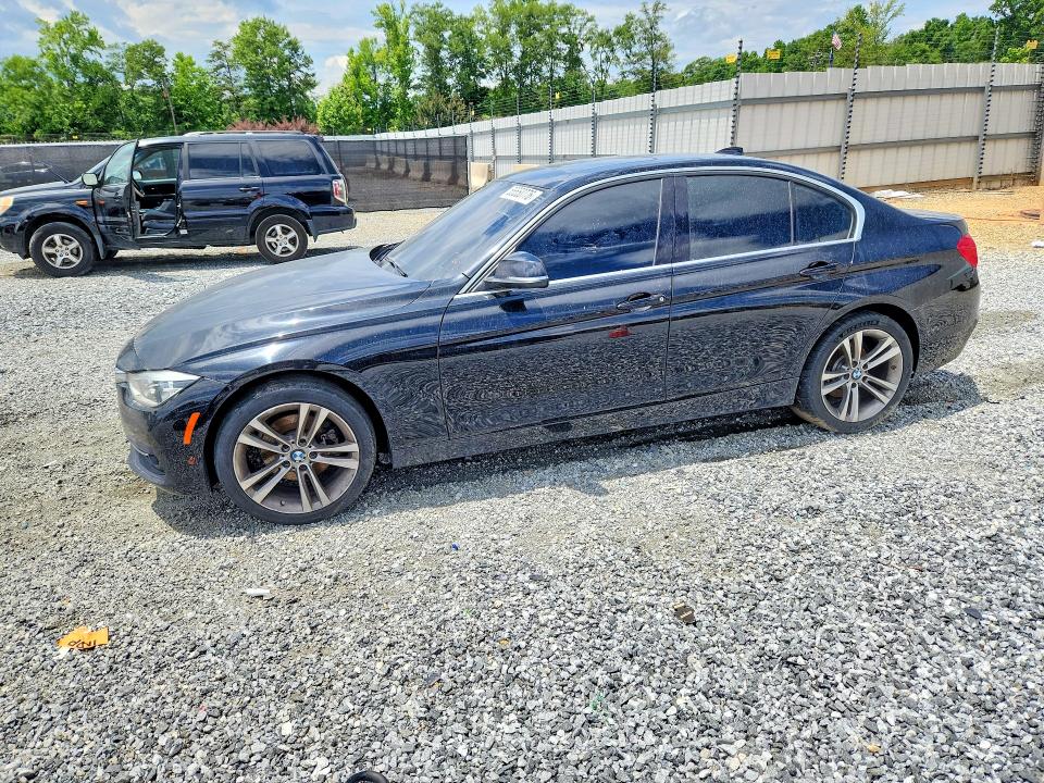 2017 BMW 3er VIN WBA8B9G54HNU50975 COPART salvage auction — MECHANICAL, Sc - Certificate Of Title (P), sold $5,300 on 2026-07-29 (photo 1)