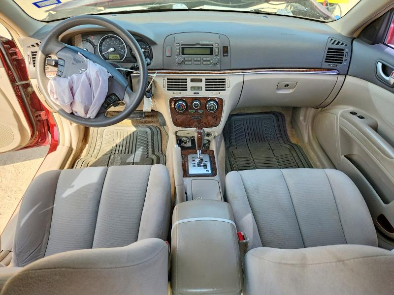 2008 Hyundai Sonata VIN 5NPET46C18H325504 COPART salvage auction — FRONT END, TX - SALVAGE VEHICLE TITLE, sold $125 on 2026-07-16 (photo 8)