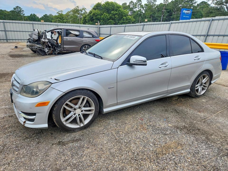 2012 Mercedes-benz VIN WDDGF4HB9CA679930 COPART salvage auction — VANDALISM, Fl - Cert Of Title Slvg Rebuildable, sold $1,650 on 2026-08-03 (photo 1)