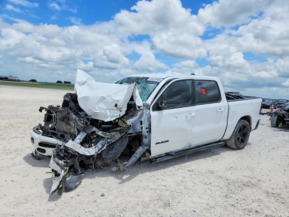 2021 Ram 1500 VIN 1C6RREFT8MN690690 COPART salvage auction — FRONT END, Tx - Nonrepairable Title, sold $1,150 on 2026-07-23 (photo 1)