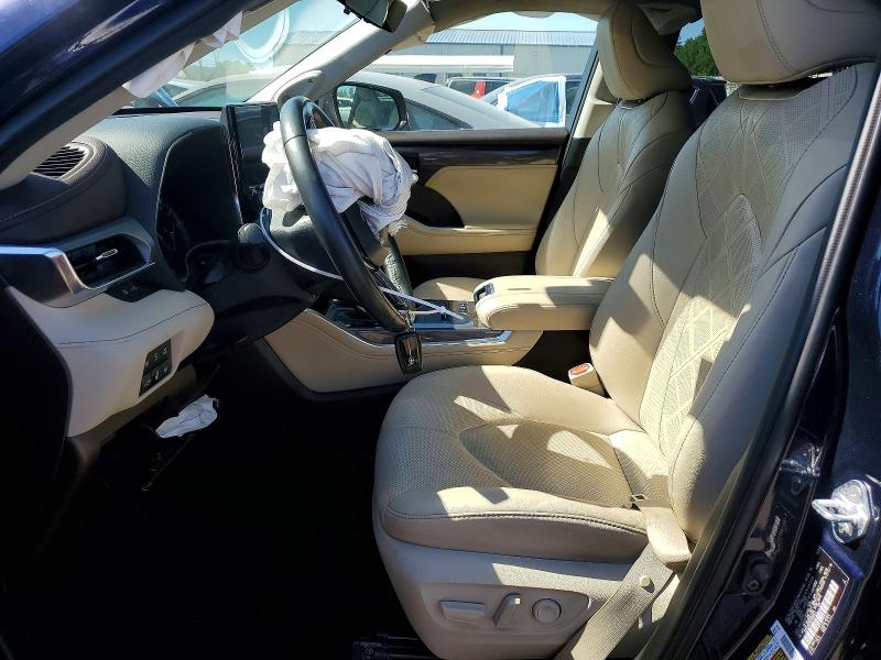 2021 Toyota Highlander VIN 5TDEBRCH6MS036543 COPART salvage auction — FRONT END, Pa - Certificate Of Salvage, sold $17,300 on 2026-07-10 (photo 7)