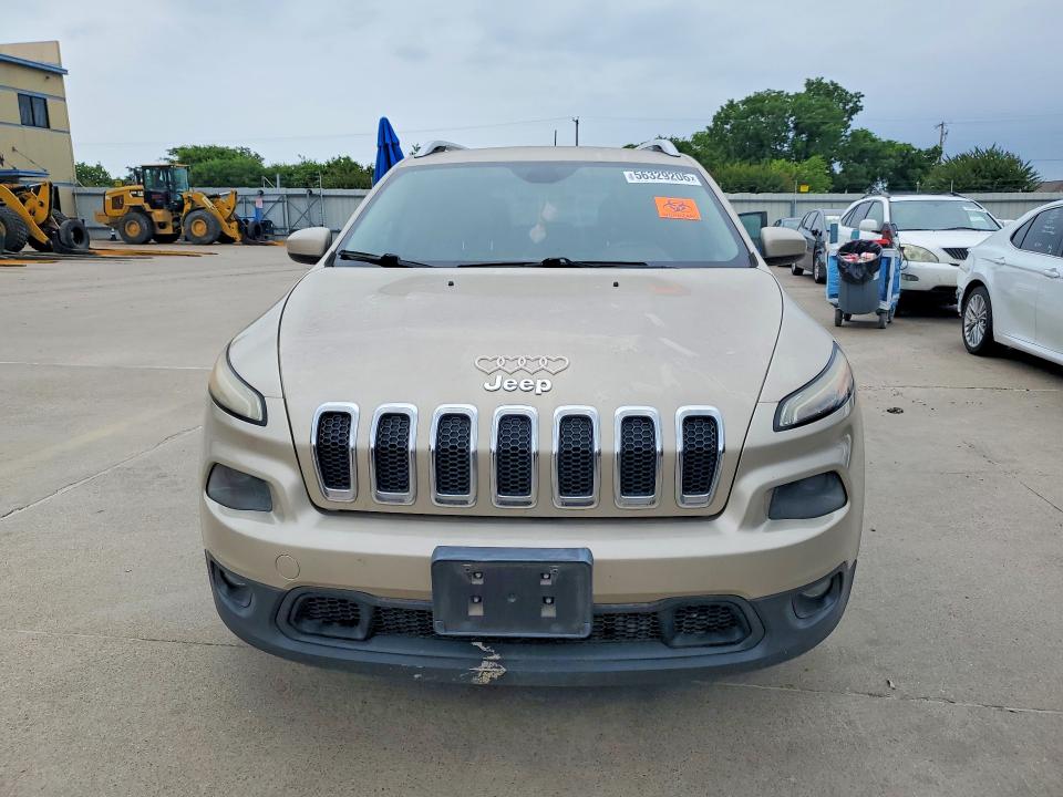 2014 Jeep Cherokee VIN 1C4PJLCS2EW297397 COPART salvage auction — SIDE, Tx - Certificate Of Title, sold $1,100 on 2026-07-09 (photo 5)