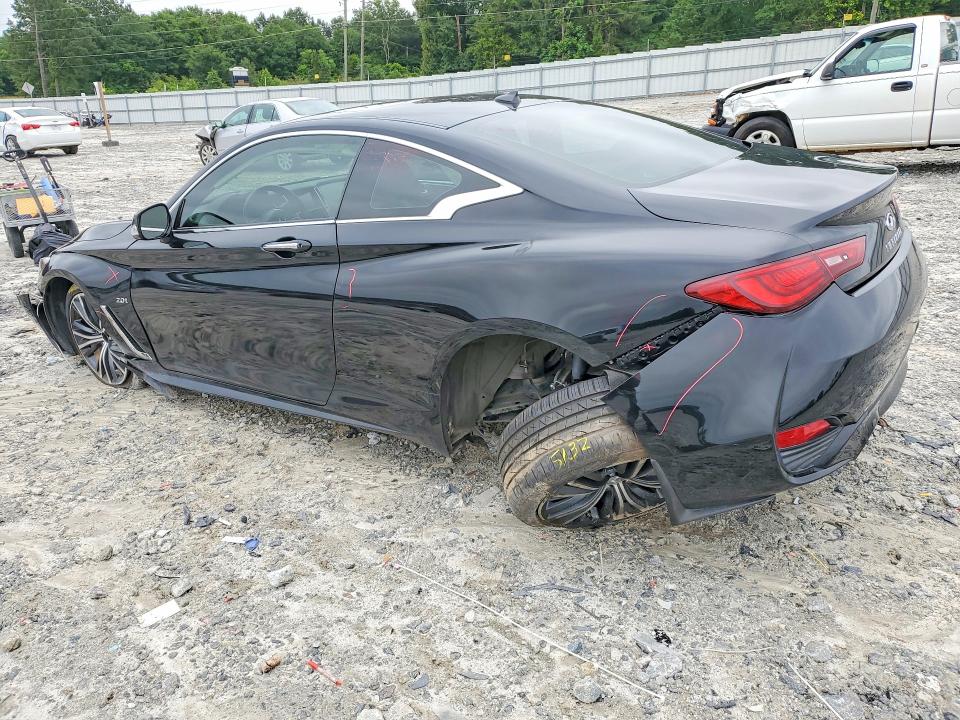 2018 Infiniti Q60 VIN JN1CV7EK7JM200548 COPART salvage auction — FRONT END, GA - CERT OF TITLE-SALVAGE (P), sold $3,250 on 2026-07-06 (photo 2)