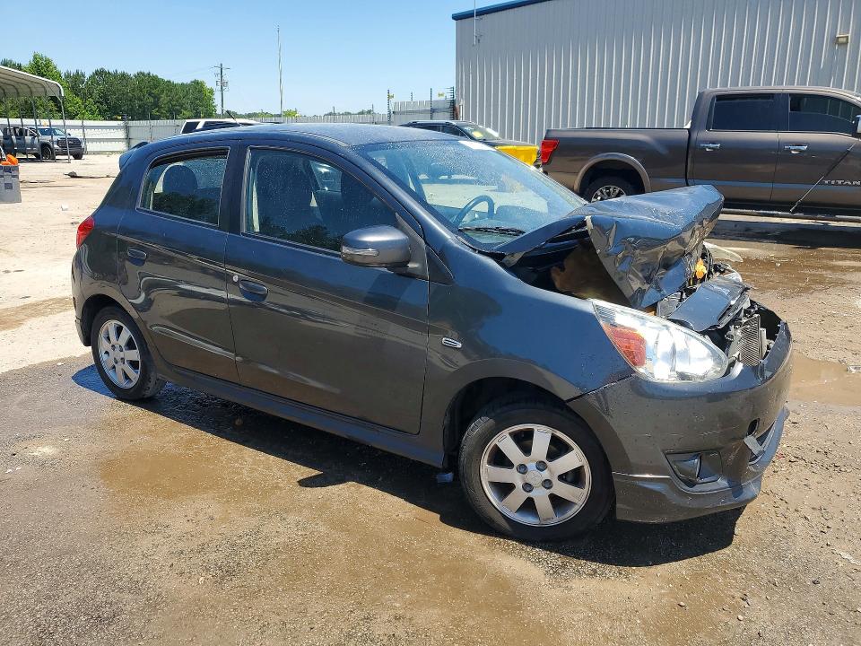 2015 Mitsubishi Mirage VIN ML32A4HJ6FH014038 COPART salvage auction — FRONT END, SC - CERT OF TITLE-SALVAGE, sold $625 on 2026-07-27 (photo 4)