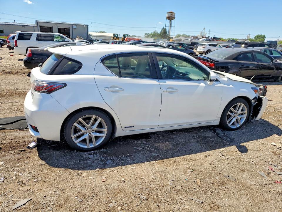 2015 Lexus Ct VIN JTHKD5BH1F2234740 COPART salvage auction — FRONT END, Il - Salvage Certificate, sold $4,400 on 2026-07-24 (photo 3)
