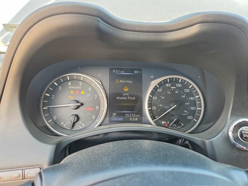 2018 Infiniti Q50 VIN JN1EV7AR0JM437572 COPART salvage auction — FRONT END, Tx - Salvage Vehicle Title, sold $3,700 on 2026-07-15 (photo 9)