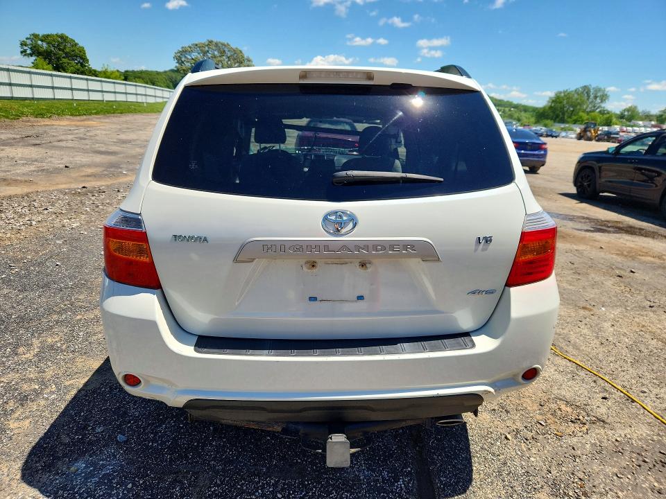 2008 Toyota Highlander VIN JTEES41AX82031329 COPART salvage auction — ROLLOVER, Wi - Junked Vehicle Bill Of Sale, sold $600 on 2026-07-28 (photo 6)