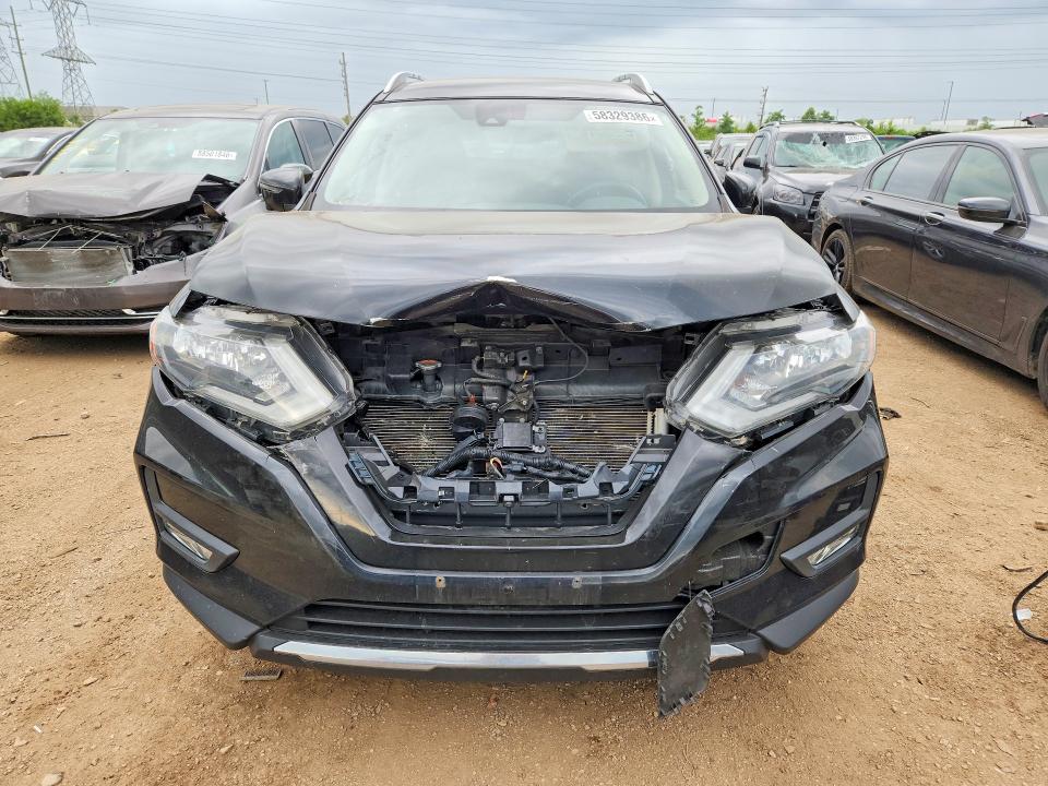 2017 Nissan Rogue VIN JN8AT2MV2HW280725 COPART salvage auction — FRONT END, IL - SALVAGE CERTIFICATE, sold $1,000 on 2026-07-30 (photo 5)