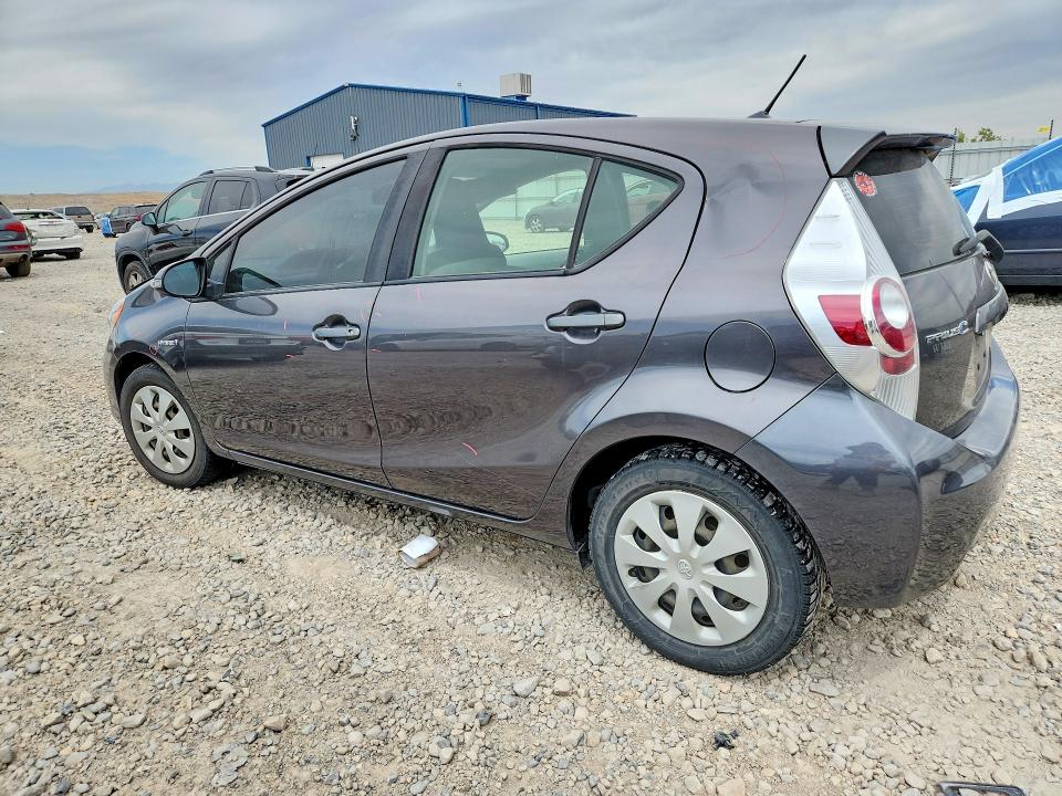 2014 Toyota Prius VIN JTDKDTB32E1566944 COPART salvage auction — FRONT END, Ut - Salvage Certificate, sold $1,350 on 2026-07-10 (photo 2)