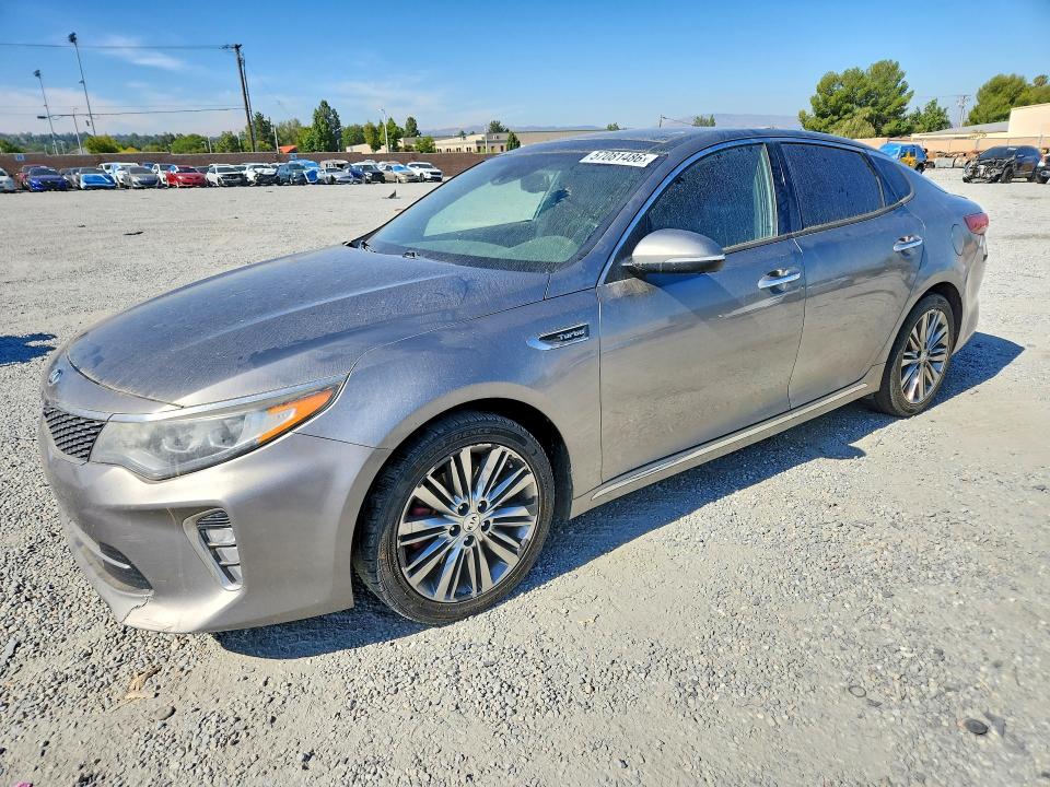 2018 Kia Optima VIN 5XXGV4L2XJG194878 COPART salvage auction — ENGINE BURN, Ca - Salvage Certificate, sold $500 on 2026-07-29 (photo 1)
