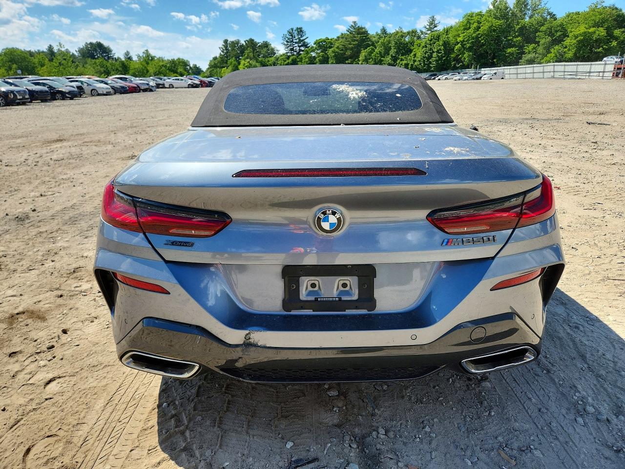 2021 BMW M850i xDrive VIN WBAFY4C06MCG49943 COPART salvage auction — Front End, MA - CERT OF TITLE-SALVAGE, sold $19,300 on 2026-07-23 (photo 6)