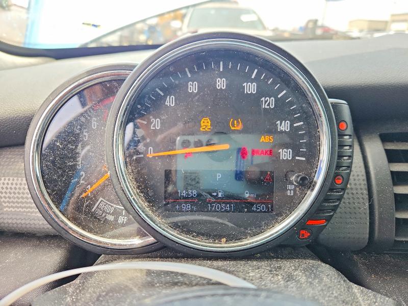 2015 Mini VIN WMWXS5C50FT833850 COPART salvage auction — FRONT END, Tx - Salvage Vehicle Title, sold $575 on 2026-08-13 (photo 9)