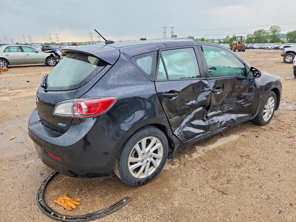 2012 Mazda VIN JM1BL1M75C1649045 COPART salvage auction — SIDE, Il - Salvage Certificate, sold $250 on 2026-07-28 (photo 3)