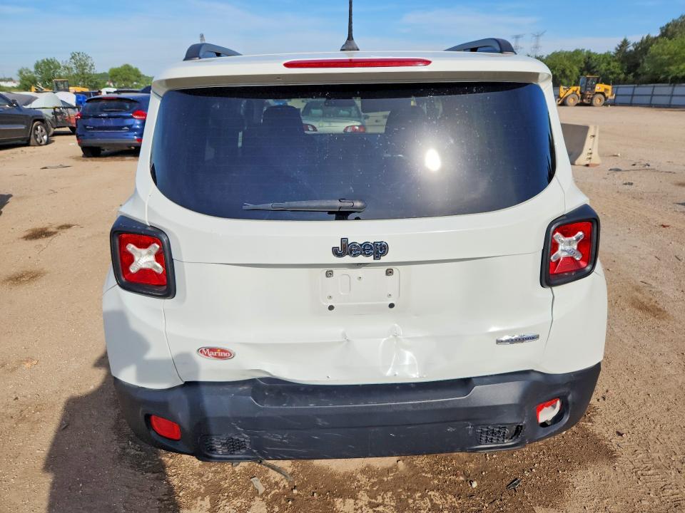 2015 Jeep Renegade VIN ZACCJABT9FPB44527 COPART salvage auction — REAR END, Il - Salvage Certificate, sold $1,700 on 2026-07-07 (photo 6)