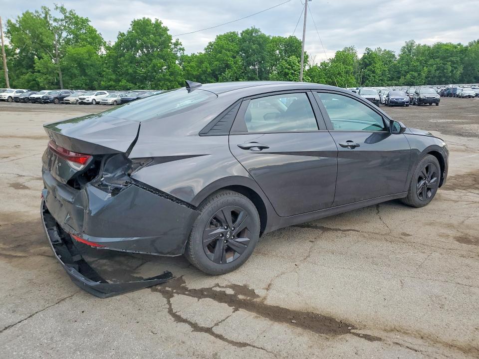 2021 Hyundai VIN 5NPLS4AG8MH047943 COPART salvage auction — REAR END, Ny - Mv-907A Salvage Certificate, sold $425 on 2026-07-21 (photo 3)