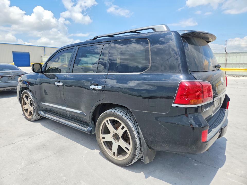 2010 Lexus Lx 570 VIN JTJHY7AX6A4045676 COPART salvage auction — NORMAL WEAR, Tx - Certificate Of Title, sold $13,500 on 2026-07-17 (photo 2)