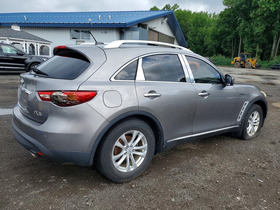 2010 Infiniti Fx35 VIN JN8AS1MW1AM851791 COPART salvage auction — FRONT END, Wv - Certificate Of Title (P), sold $475 on 2026-07-30 (photo 3)