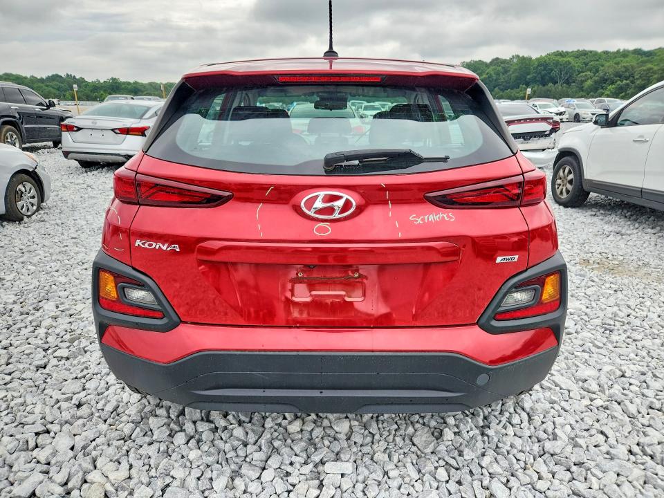 2021 Hyundai Kona VIN KM8K1CAA3MU736469 COPART salvage auction — FRONT END, Ga - Cert Of Title-Salvage, sold $1,800 on 2026-07-07 (photo 6)