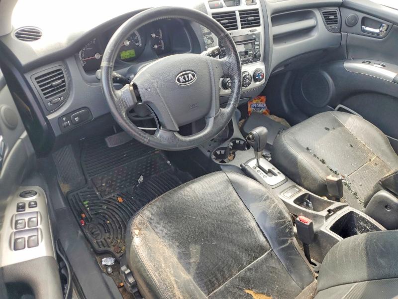 2008 Kia Sportage VIN KNDJF723787527233 COPART salvage auction — ALL OVER, FL - CERTIFICATE OF DESTRUCTION, sold $375 on 2026-07-28 (photo 8)
