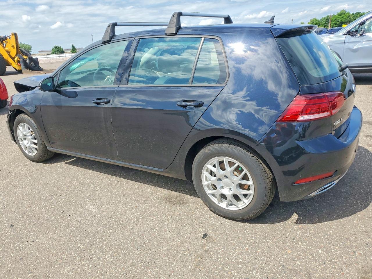 2019 Volkswagen Golf VIN 3VWG57AU5KM002995 COPART salvage auction — Front End, MN - CERT OF TITLE-SALVAGE, sold $3,300 on 2026-07-09 (photo 2)