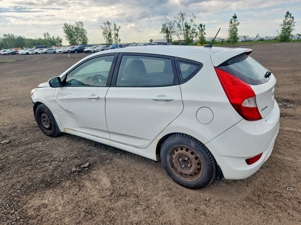 2014 Hyundai Accent VIN KMHCT5AE8EU190847 COPART salvage auction — FRONT END, Qc - Gravement Accidente, sold $375 on 2026-07-14 (photo 2)