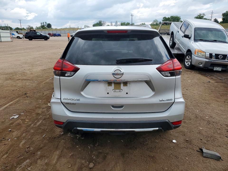 2018 Nissan Rogue VIN JN8AT2MV8JW319162 COPART salvage auction — REAR END, Co - Salvage Title, sold $3,200 on 2026-07-29 (photo 6)
