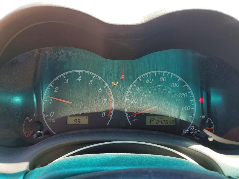 2012 Toyota Corolla VIN 2T1BU4EE0CC807332 COPART salvage auction — FRONT END, Salvage Title, sold $2,050 on 2026-07-09 (photo 9)