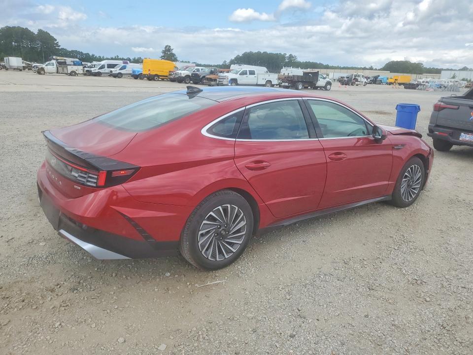 2025 Hyundai Sonata VIN KMHL54JJ0SA119933 COPART salvage auction — FRONT END, Nc - Salvage Certificate Of Title, sold $300 on 2026-07-27 (photo 3)