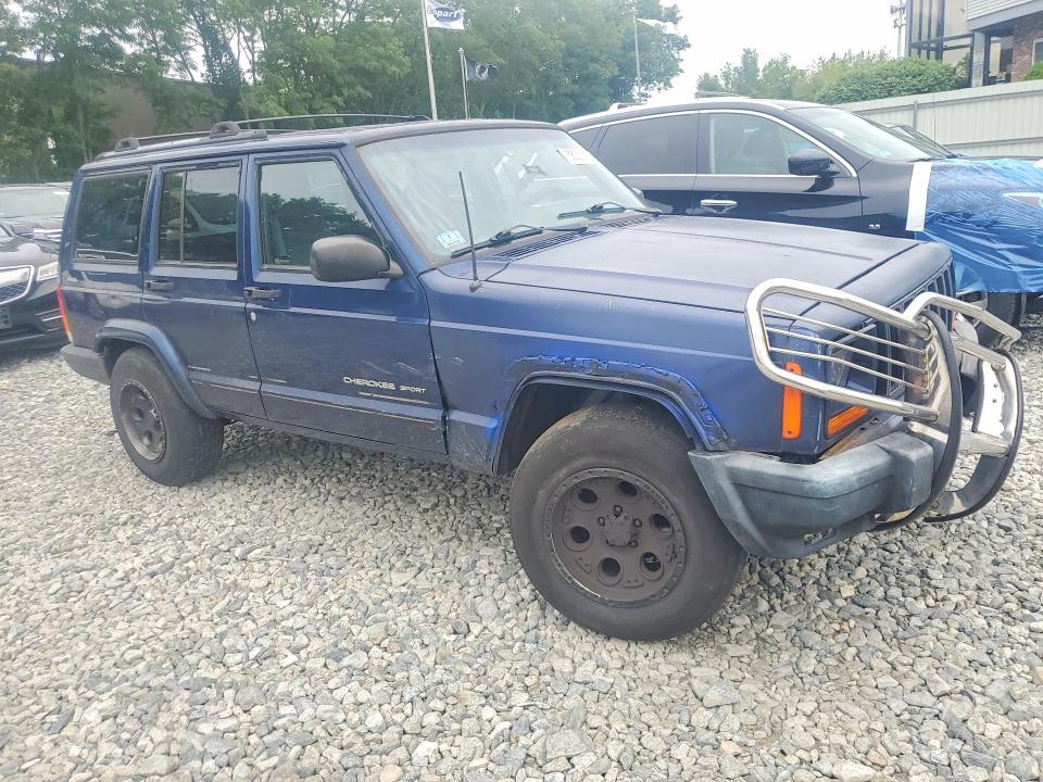 2001 Jeep Cherokee VIN 1J4FF48S51L588171 COPART salvage auction — FRONT END, Ma - Cert Of Title-Reconstrctd Coll, sold $425 on 2026-07-06 (photo 4)