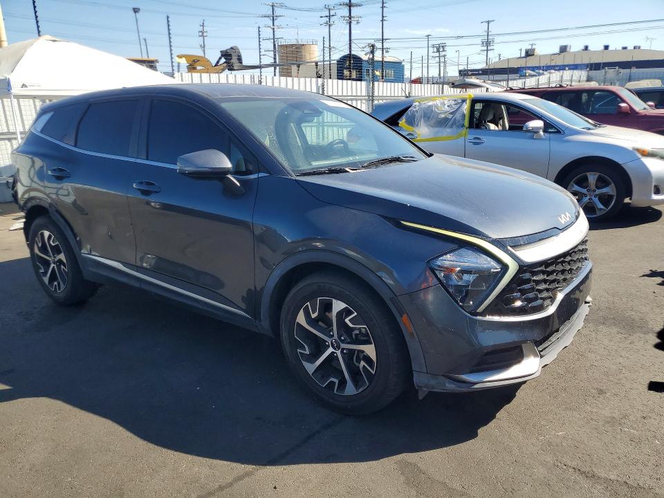 2023 Kia Sportage VIN 5XYK33AFXPG095952 COPART salvage auction — REAR END, Ca - Salvage Certificate, sold $6,800 on 2026-07-08 (photo 4)