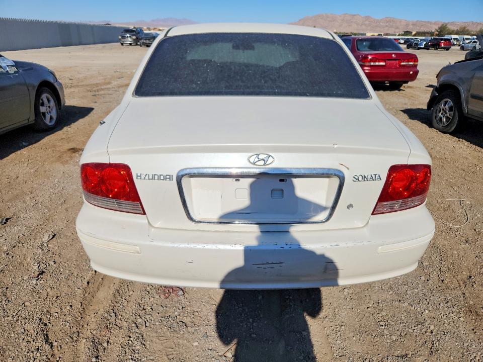 2004 Hyundai Sonata VIN KMHWF25S14A955657 COPART salvage auction — FRONT END, Nv - Non-Repairable Vehicle Cert, sold $125 on 2026-07-07 (photo 6)