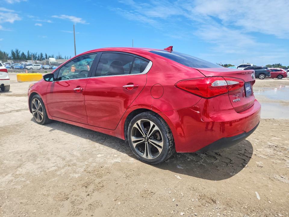 2014 Kia Forte VIN KNAFZ4A80E5064235 COPART salvage auction — FRONT END, Fl - Cert Of Title Slvg Rebuildable, sold $1,450 on 2026-07-16 (photo 2)