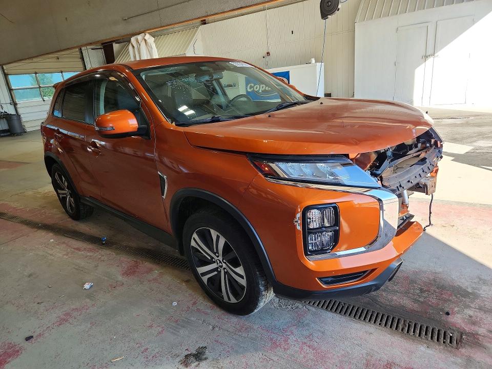 2022 Mitsubishi Outlander VIN JA4ARUAU9NU013164 COPART salvage auction — FRONT END, Pa - Certificate Of Salvage, sold $3,700 on 2026-07-13 (photo 4)
