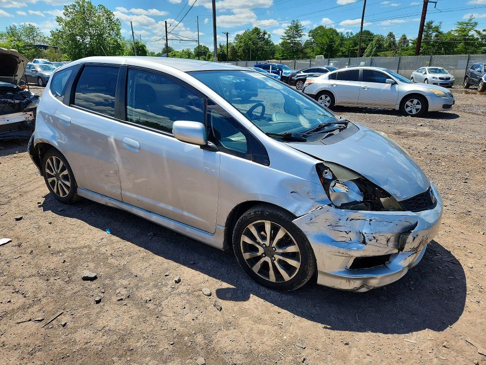 2013 Honda VIN JHMGE8H57DC042781 COPART salvage auction — REAR END, Pa - Certificate Of Salvage, sold $800 on 2026-07-20 (photo 4)