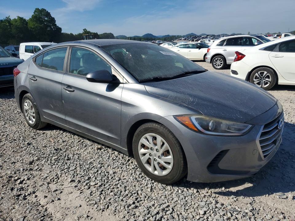 2017 Hyundai Elantra VIN KMHD74LF2HU089848 COPART salvage auction — REAR END, Tn - Salvage Certificate, sold $1,800 on 2026-07-28 (photo 4)