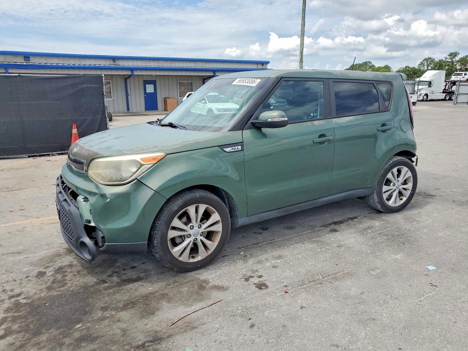 2014 Kia Soul VIN KNDJP3A50E7034286 COPART salvage auction — FRONT END, Fl - Cert Of Title Slvg Rebuildable, sold $475 on 2026-07-14 (photo 1)