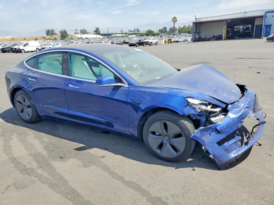 2019 Tesla Model 3 VIN 5YJ3E1EA6KF486078 COPART salvage auction — FRONT END, Ca - Salvage Certificate, sold $3,750 on 2026-07-27 (photo 4)