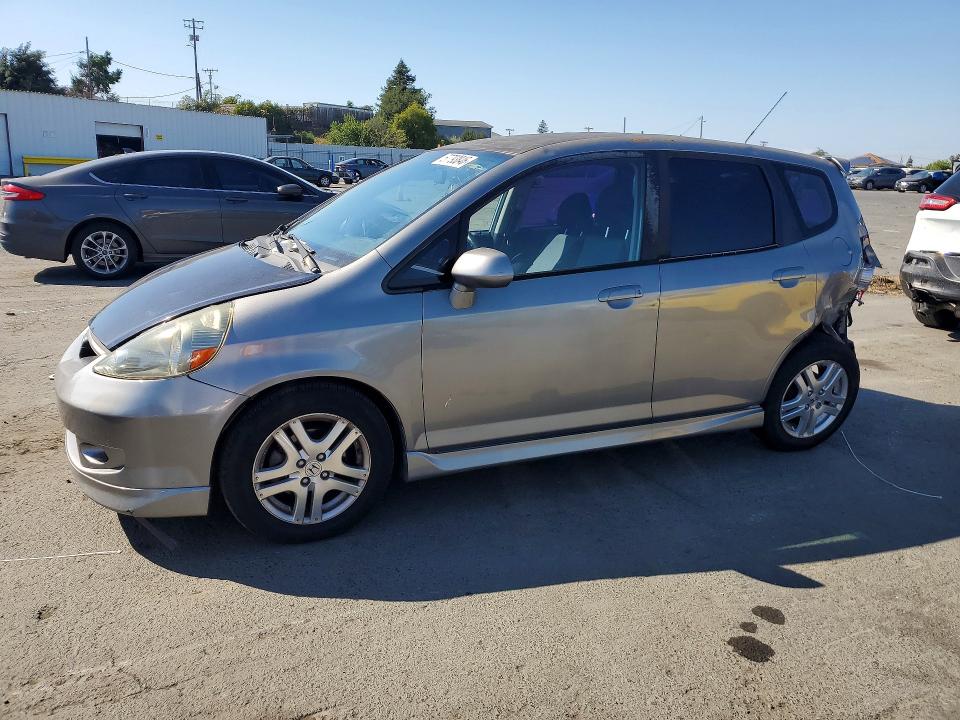 2008 Honda Fit VIN JHMGD38638S021436 COPART salvage auction — REAR END, CA - SALVAGE CERTIFICATE, sold $525 on 2026-07-24 (photo 1)