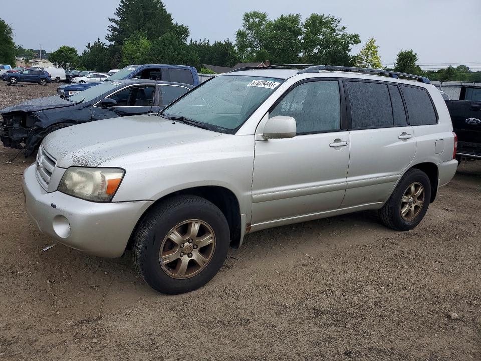 2005 Toyota Highlander VIN JTEEP21A250089271 COPART salvage auction — FRONT END, MD - CERTIFICATE OF TITLE, sold $975 on 2026-07-20 (photo 1)