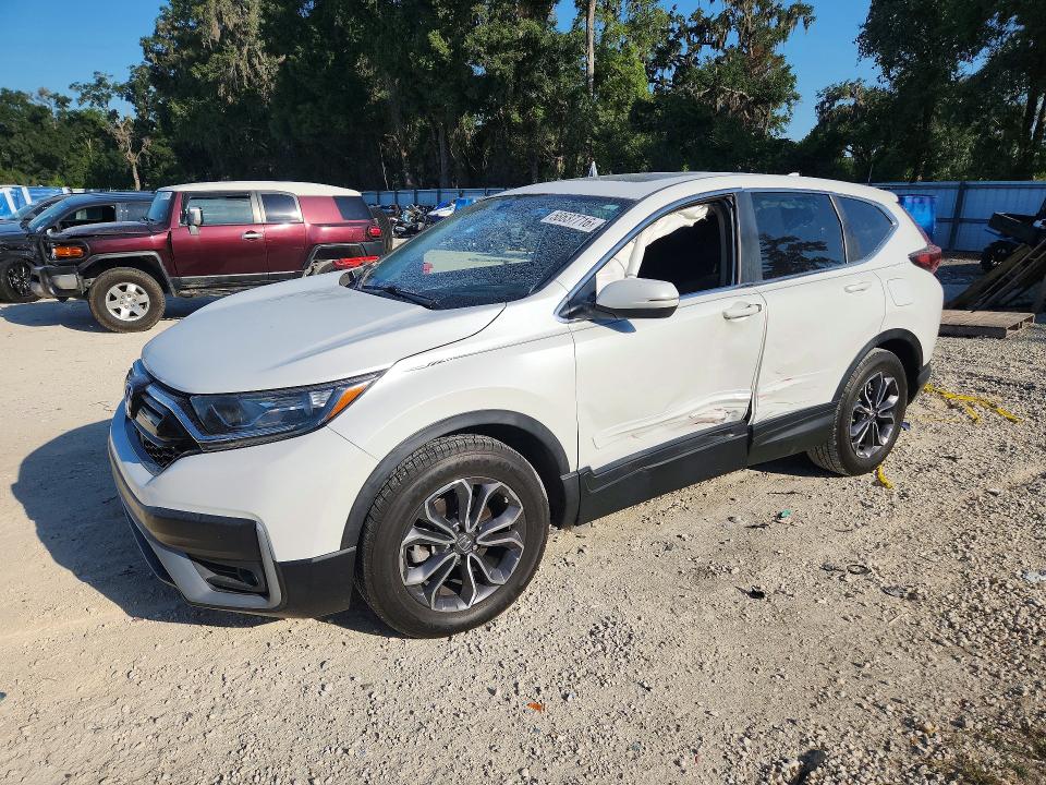 2020 Honda Cr-v VIN 7FARW1H86LE000164 COPART salvage auction — SIDE, Fl - Cert Of Title Slvg Rebuildable, sold $6,800 on 2026-07-28 (photo 1)