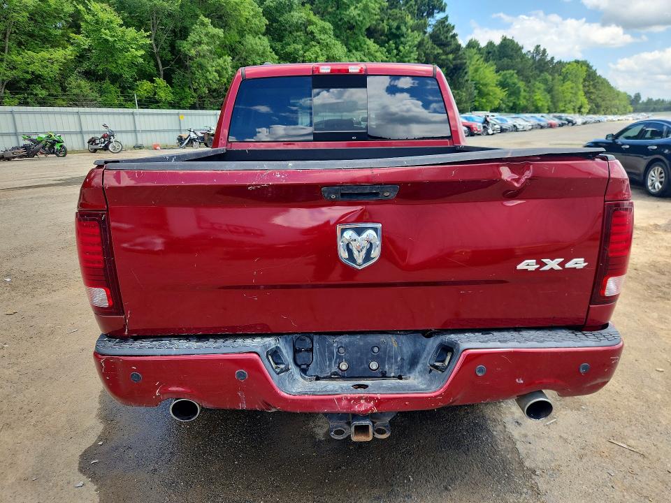 2013 Ram 1500 VIN 1C6RR7MT9DS614041 COPART salvage auction — VANDALISM, La - Cert Of Title-Salvage, sold $2,200 on 2026-07-02 (photo 6)