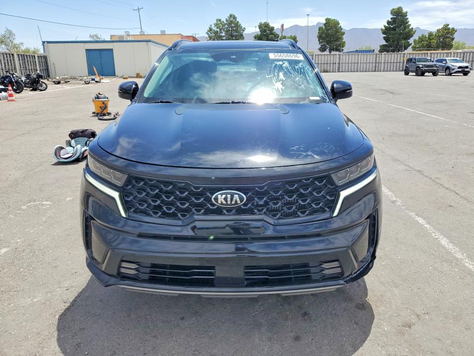 2021 Kia Sorento VIN 5XYRK4LF3MG032885 COPART salvage auction — REAR END, Tx - Salvage Vehicle Title, sold $150 on 2026-07-24 (photo 5)