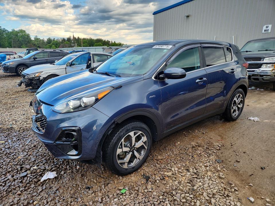 2020 Kia Sportage VIN KNDPMCAC6L7796861 COPART salvage auction — FRONT END, Wi - Cert Of Title-Salvage Vehicle, sold $4,100 on 2026-07-20 (photo 1)